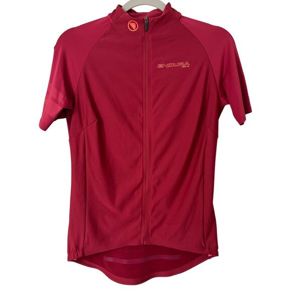 Endura‎ Pro SL II Short Sleeve Zip Front Jersey Women's Berry Size Large - Picture 1 of 5